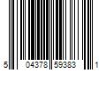 Barcode Image for UPC code 504378593831