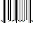 Barcode Image for UPC code 505302000005