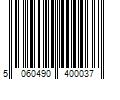 Barcode Image for UPC code 5060490400037