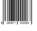 Barcode Image for UPC code 5060671000063