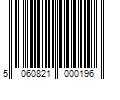 Barcode Image for UPC code 5060821000196