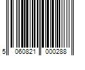 Barcode Image for UPC code 5060821000288