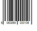 Barcode Image for UPC code 5060859000106