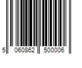 Barcode Image for UPC code 5060862500006