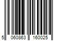 Barcode Image for UPC code 5060863160025