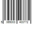 Barcode Image for UPC code 5065003403772