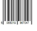 Barcode Image for UPC code 5065018967047