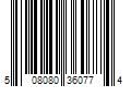 Barcode Image for UPC code 508080360774