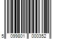 Barcode Image for UPC code 5099801000352