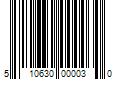 Barcode Image for UPC code 510630000030