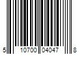 Barcode Image for UPC code 510700040478