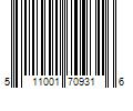 Barcode Image for UPC code 511001709316