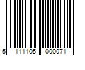 Barcode Image for UPC code 5111105000071