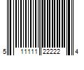 Barcode Image for UPC code 511111222224