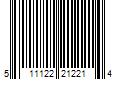 Barcode Image for UPC code 511122212214