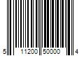 Barcode Image for UPC code 511200500004