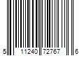 Barcode Image for UPC code 511240727676