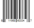 Barcode Image for UPC code 511958603347