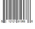 Barcode Image for UPC code 512121813686