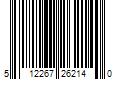 Barcode Image for UPC code 512267262140