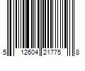 Barcode Image for UPC code 512604217758