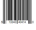 Barcode Image for UPC code 513343404140