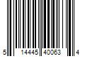 Barcode Image for UPC code 514445400634