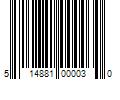 Barcode Image for UPC code 514881000030