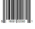 Barcode Image for UPC code 516081020801