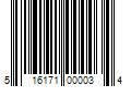 Barcode Image for UPC code 516171000034