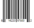 Barcode Image for UPC code 516220578002