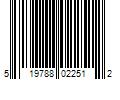 Barcode Image for UPC code 519788022512