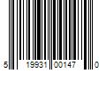 Barcode Image for UPC code 519931001470