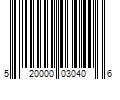 Barcode Image for UPC code 520000030406