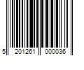 Barcode Image for UPC code 5201261000036