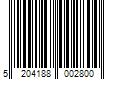 Barcode Image for UPC code 5204188002800