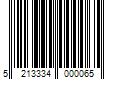 Barcode Image for UPC code 5213334000065