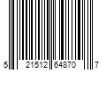 Barcode Image for UPC code 521512648707