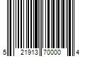 Barcode Image for UPC code 521913700004