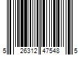 Barcode Image for UPC code 526312475485