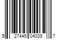 Barcode Image for UPC code 527445040397