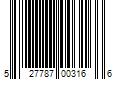 Barcode Image for UPC code 527787003166