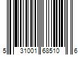 Barcode Image for UPC code 531001685106