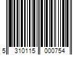 Barcode Image for UPC code 5310115000754