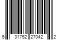 Barcode Image for UPC code 531752270422