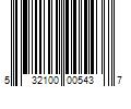 Barcode Image for UPC code 532100005437