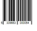 Barcode Image for UPC code 5339663000054