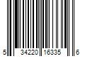 Barcode Image for UPC code 534220163356