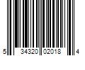 Barcode Image for UPC code 534320020184