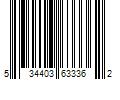 Barcode Image for UPC code 534403633362